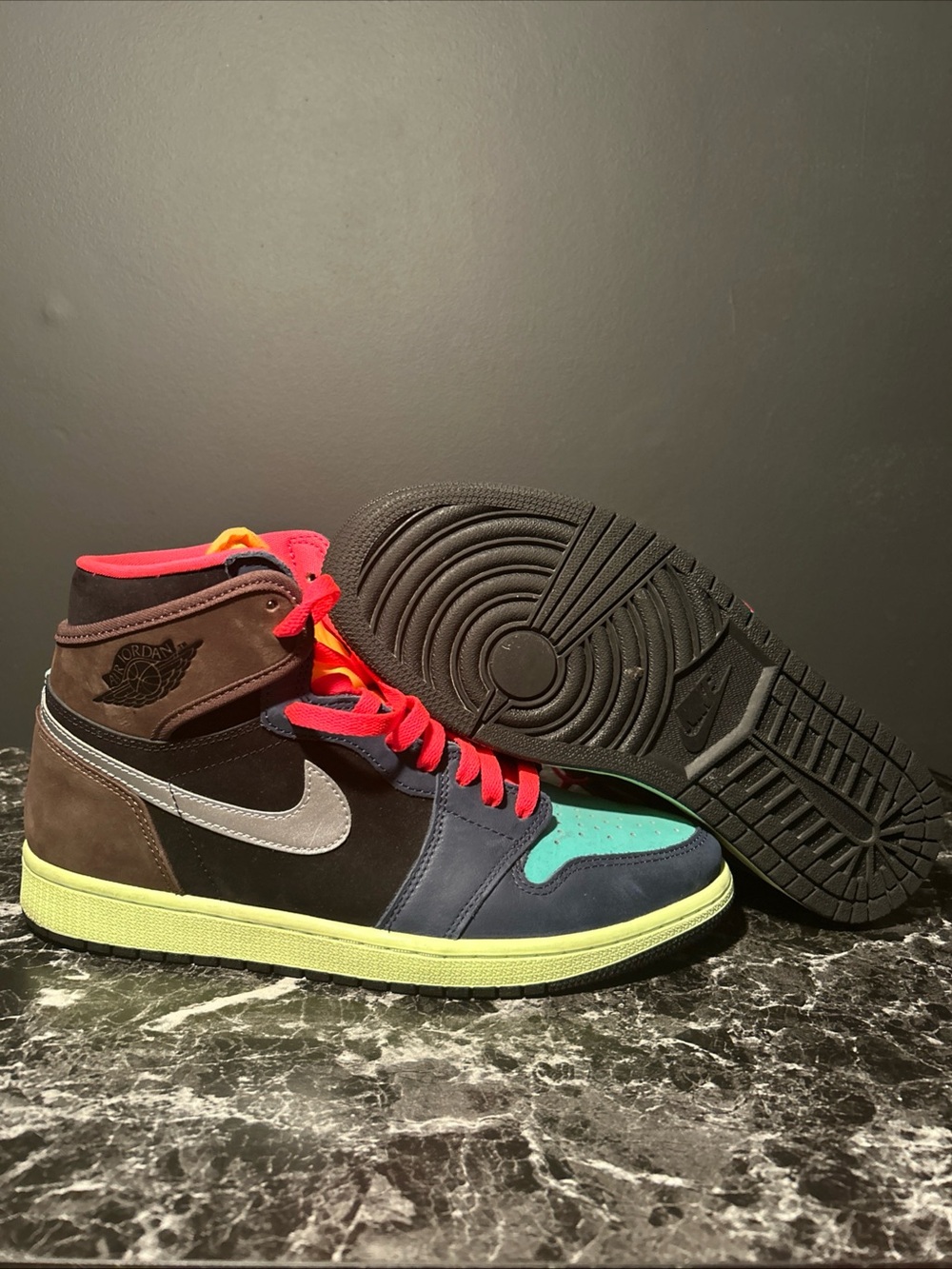 Nike Air Jordan 1 Retro High Og "tokyo Biohack" 555088-201 Men's 10/11.5W